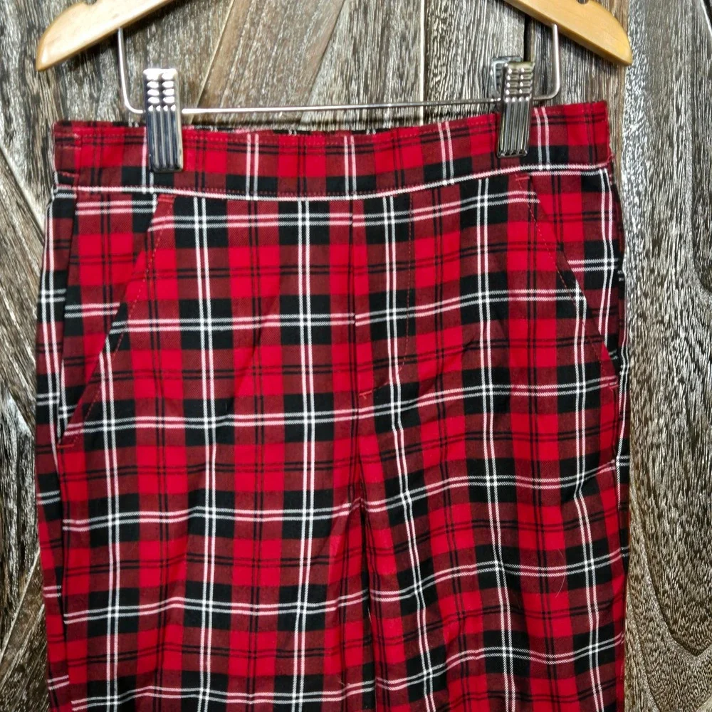Class Club Red & Black Plaid Pants Kids‎ Size 6 Bottoms